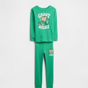 Kids Green Groot Pajama Set